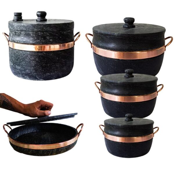 Kit panelas de pedra "Osmenino"